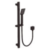 TS411 — Square Shower Rail in black